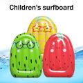 Children Beach Floating Inflatable Surfboard Unicorn Fruit Pattern Swimming Pool Water Lounger Chair Kids Water Sport Surfboard. 