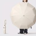 20 Bones Windproof Strong 105CM Reinforced Automatic Folding Umbrella for Men, Large Buckle Handle Wind and Water Resistant. 
