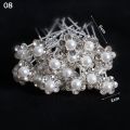 20pcs Bridal U-shaped Pin Metal Barrette Clip Hairpins Rhinestone Pearl Women Hair Accessories Wedding Hairstyle Design Tools. 