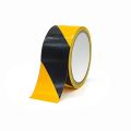 Black And Yellow PVC Warning Tape, Warehouse Floor Markings, Waterproof Zebra Crossing Safety Signs. 