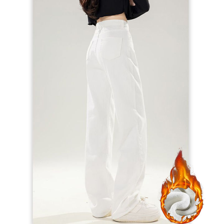 Winter%20Female%20High%20Waist%20Thermal%20Jeans%20Snow%20Warm%20Plush%20Jeans%20Girls%20Fleece%20Denim%20Pants%20Women%20Fashion%20Straight%20Leg%20Trousers%20-%20Image%205