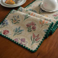 Table Runner Cotton Table Runner Cotton Linen Tablecloth Mat for Dining Table TV Cabinet Center Table.