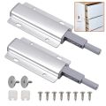 2pcs Push To Open System Damper Buffer For Cabinet Door Cupboard Catch For Home Kitchen Furniture Hardware Home Accessories. 