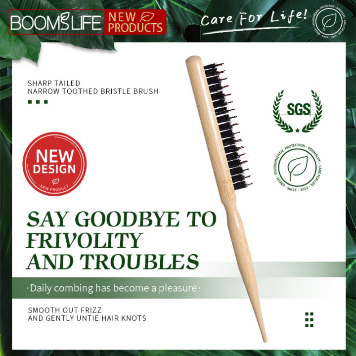 Professional%20Boar%20Bristle%20Hairbrush%20Slim%20Line%20Fluffy%20Comb%20Wood%20Salon%20Back%20Teasing%20Hair%20Comb%20Extension%20Hairdressing%20Styling%20Tools%20-%20Image%202