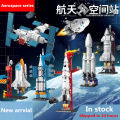 Creative Aerospace Series Building Blocks Space Rocket Craft Launch Center Station Base Set Bricks Toys For Boys Christams Gifts. 