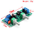 High-precision Single supply low pass filter board subwoofer preamp board 2.1 channel DC 10-24v 22hz-300hz. 