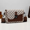 High-End Men's Stylish Crossbody Bag PU Leather Sling Bag Minimalist Business Shoulder Bag Perfect for Daily Commute Travel. 