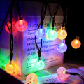 Outdoor New Solar Bubble Ball Light String Outdoor Camping Light String Water Drop Decorative Light Crystal Ball Led Lights.. 