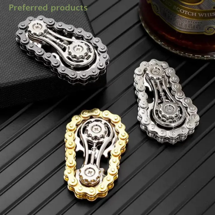 Sprockets%20Hand%20Roller%20Fidget%20Chain%20Toys,%20Metal%20Dual-Gear%20Chain%20Fidget%20Spinner%20-%20Precision%20Machined%20Stress%20Relief%20Focus%20Toy%20-%20Image%203