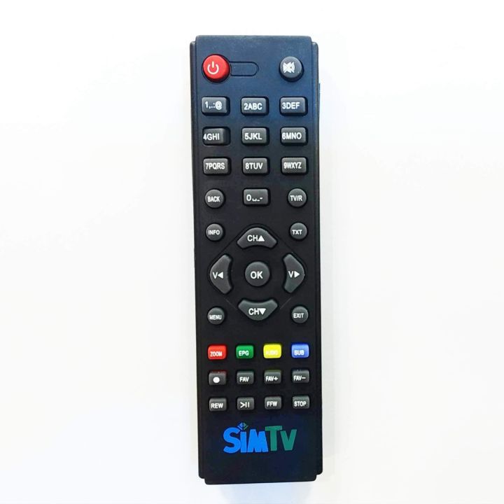 Sim Tv Setupbox Remote