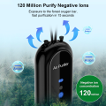 Portable Air Purifier Mini Travel Personal Air Cleaner Necklace Rechargeable Wireless Air Filterless Hanging Neck Air Purifier.
