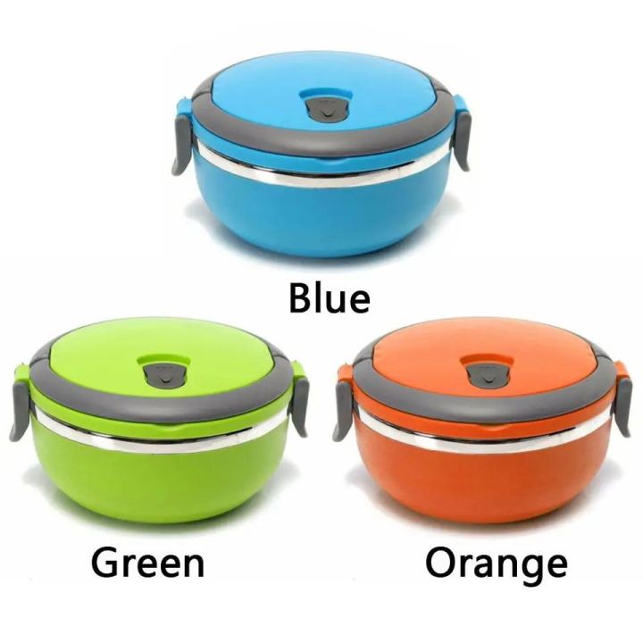 1pc Lunch box stainless steel thermo vaccum insulated hot food warmer container box