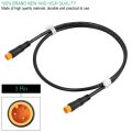 3 Pin Extension Cable Sensor for BAFANG Electric Bicycle Motor Drive Thumb Throttle Ebike Conversion Female Male Connector Cable. 