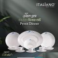 Celestia 36-Piece Italiano Luxury Dinner Set (Opal glass)..