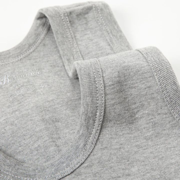 Men's%20Four%20Season%20Classic%20Black%20White%20And%20Gray%20Pure%20Cotton%20Casual%20Sports%20Vest%20Comfortable%20Running%20And%20Sweat%20Absorbing%20Base%20Shirt%20-%20Image%206
