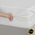 100% Waterproof Mattress Zipper Cover – Dustproof & Washable | Full Enclosure Protection. 