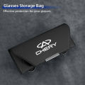 Car Glasses Case Leather Sunglasses Storage Clip For Chery Tiggo 5 2 3 7 PRO 8 5X IQ QQ Fulwin Face Arrizo A1. 