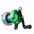 TAIYU Mini Ice Fishing Reel Metal Plasticl Drum Fishing Reels with Line Outdoor Tackle Fishing Accessories Bait Casting Reel.