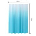 Fashion Plain Color Gradient Shower Curtain Waterproof, Mildew Proof And Moisture-proof Shower Curtain In Bathroom. 