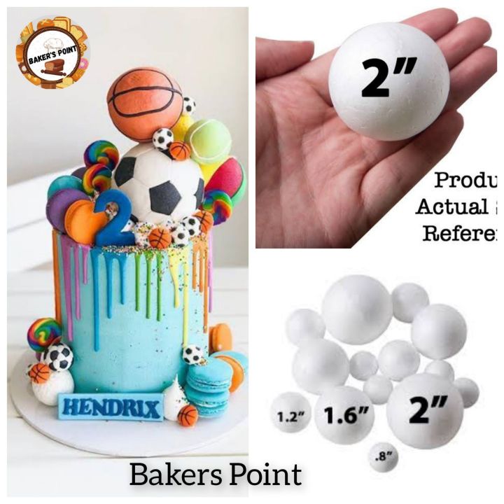Pack of 12 Round Foam Balls Size 50mm / 5cm / 2 Inch Foam Balls ...