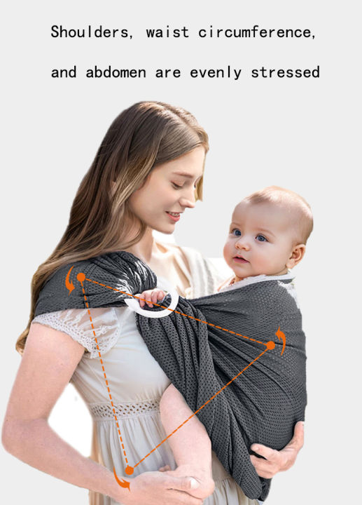 Ergonomic%20Sears%20Double-Ring%20Baby%20Carrier%20Adjustable%20Front-Facing%20Mesh%20Breathable%20Child%20Outing%20Backpacker%20Infant%20Carrier%20Straps%20-%20Image%204