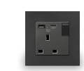 13A Wall Socket With Type C Interface USB Charging 18W 4A 13A Universal Power Socket Type-C 5 Pin Electrical Outlet With USB. 
