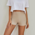 Hot Sale Ladies Seamless Ice Silk Solid Biker Shorts Boxer Short Leggings Sports Yoga Pants Women's Shorts Panties T1584.
