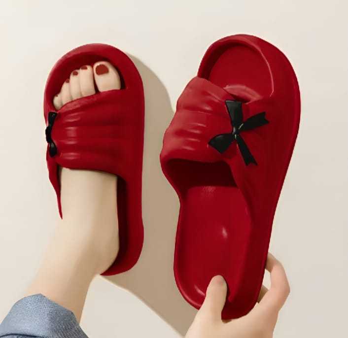 Korean Fashion House Slippers & Flip Flops for Women Best Quality Nylon Slides