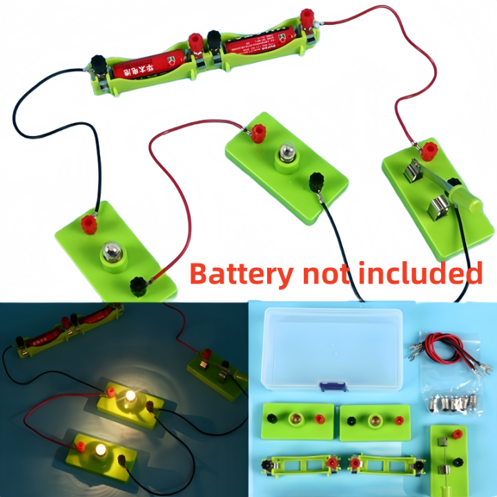 Basic Circuit Electricity Learning Kit DIY Physics Children Educational ...
