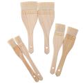1/6pcs Wood Handle Wool Brush Baking Brush Household Barbecue Brush, Cooking Paint Tools, Hardwood Handles Pastry Brushes. 