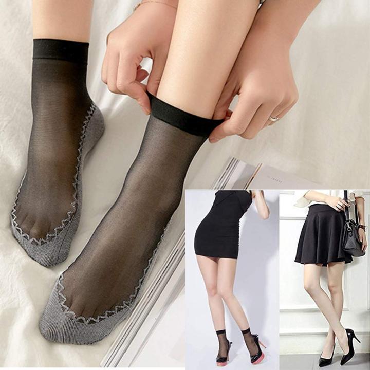10/20%20Pairs%20Short%20Socks%20Women%20Ultrathin%20Elastic%20Lace%20Transparent%20Sock%20Woman%20Summer%20Breathable%20Non-Slip%20Bottom%20Splice%20Cotton%20Sock%20-%20Image%206
