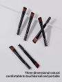 Double Ended Eyebrow Brush Spoolie Brush and Angled Brow Brush Eyelash Brush for Eye Makeup Beginner Travel Portable Beauty tool. 