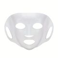 3D Silicone Mask Cover Fixed Mask Tool Ear Hanging Mask for Moisturizing Face Reusable Firming Facial Tool.