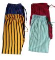 Cotton Viscose Loose Fit Flared Wide Palazzo Plazo Pants for Women.