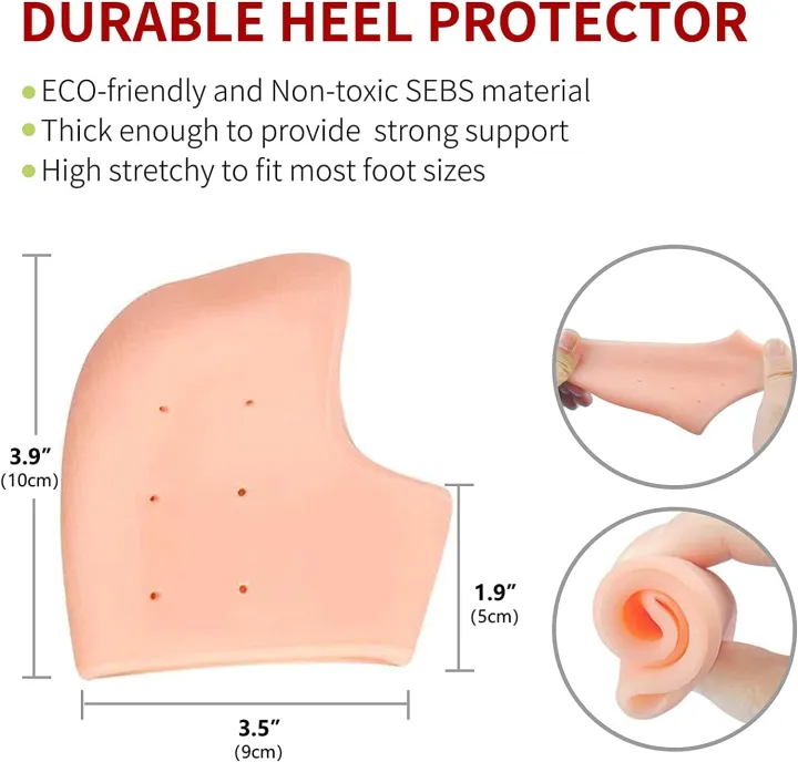 Pack%20of%202%20&%201%20Silicone%20Heel%20Protector,%20Heel%20Cushion,%20Heel%20Pads,Gel%20Heel%20Cups(2%20Pieces),%20for%20Plantar%20Fasciitis,Blister,%20Cracked%20Foot,%20Bone%20Spur%20Relief,Heel%20Pain,%20Achilles%20Tendinitis%20for%20Men%20&%20Women%20(No%20Color%20Choice)%20-%20Image%203