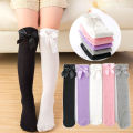 New Spanish Baby knee Long Tube Socks Autumn Winter Children Cotton Sock For Girls Knee High Sock Big Bows Kids Floor Socks.
