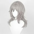 Anime Game Honkai: Star Rail Male and female protagonists trailblazer siblings wig Role-playing gray long wig for Halloween. 