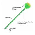 Cobweb Cleaning Broom with Extendable Rod, Long Reach Cobweb Duster | Ceiling Fan Duster for Outdoor Indoor Cleaning Poly Fiber jaala Cobweb Fiber Cleaning Broom | Long Stick Dust Mop, Home Cleaning Plastic Broom in Multicolor. 