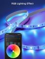 Govee Smart LED Strip Lights, 50ft WiFi LED Lights with App Control, LED Lights for Bedroom, Living Room, Home, Party, 64 Scenes and Music Sync, Work with Alexa and Google Assistant, 2 Rolls of 25ft. 