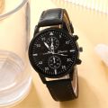 5PCS Set Fashion Mens Sports Watches Man Business Quartz Wristwatch Luxury Leather Bracelet Men Casual Clock Watch. 