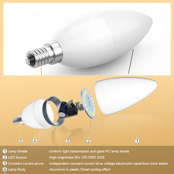 4PCS%203W%206W%209W%2012W%2015W%20led%20Light%20bulb%20E14%20E27%20LED%20Lamp%20Indoor%20Warm%20Cold%20White%20Light%20AC%20220V%20LED%20Candle%20Bulb%20Home%20Decor%20Chandelier%20-%20Image%203