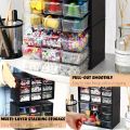 Dustproof Multi-Grid Desktop Drawer Organizer - Portable Storage Box for Jewelry, Cosmetics, Desk Drawer Organizer Box.