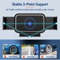 Wireless Car Z Fold 3 Holder,15W Qi Fast Charging Car Holder Mount for Air Vent and Dashboard. 