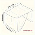 Camping Net White Mesh Portable Square Foldable Mosquito Control Mosquito Net Lightweight Outdoor Camping Tent Sleeping Summer. 