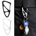 Keychain Carabiner Ring Key Holder Men Gift Travelling Easy Carrying Stainless Steel Climbing Hook Key Portable Parts. 