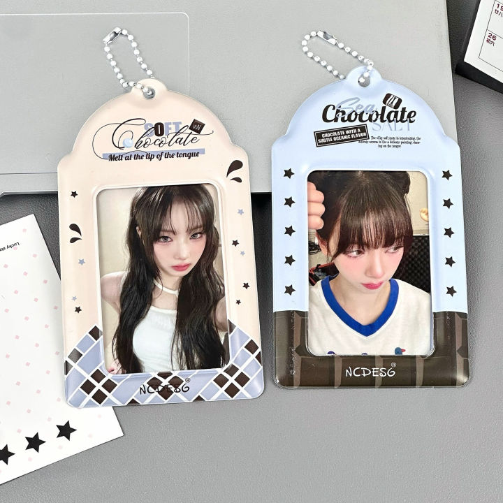 2pcs%20PVC%203%20Inch%20Photocard%20Holder%20%20Idol%20Photo%20Protector%20Card%20Case%20Display%20Pendant%20-%20Image%204