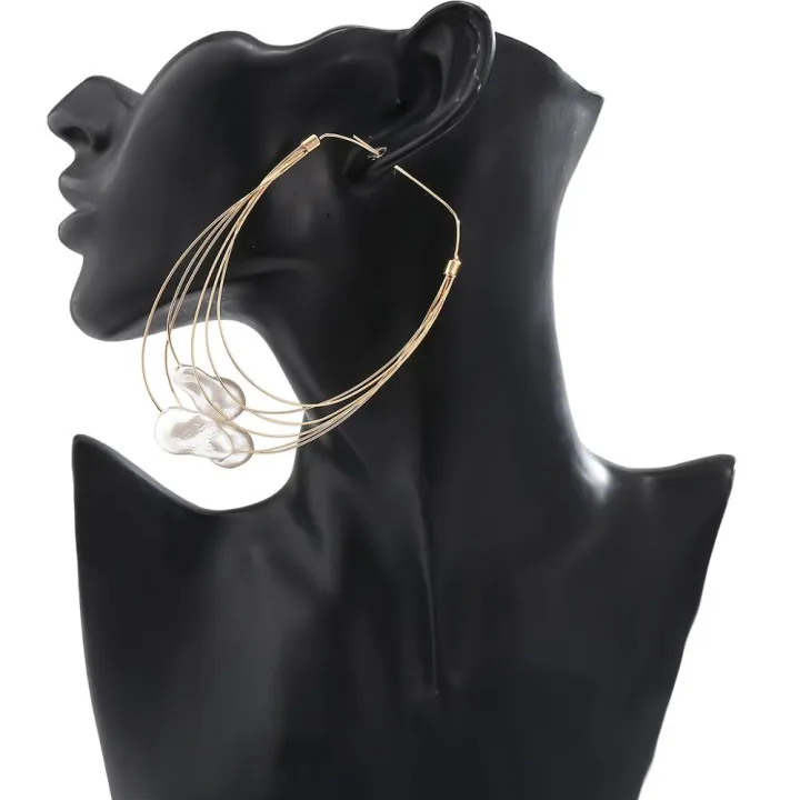Imitation%20Pearl%20Big%20Hoop%20Earrings%20for%20Women%20Layered%20Large%20Circle%20Earrings%202020%20Fashion%20Jewelry%20Trendy%20Wedding%20Earing%20Korean%20Girl%20-%20Image%207