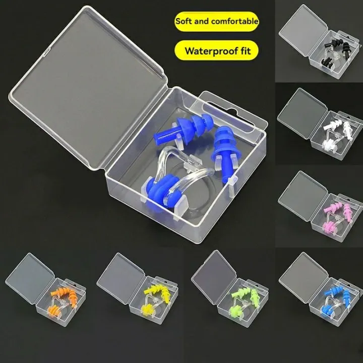 1%20Set%20Soft%20Silicone%20Ear%20and%20Nose%20piece%20for%20Swimming%20Protection%20100%25%20waterproof%20Earplugs%20-%20Image%207