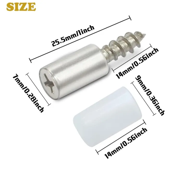 10/20Set%20Self-tapping%20Screws%20Cabinet%20Laminate%20Support%20Laminate%20Holder%20Screw%20Self%20Tapping%20Integrated%20Screw%20Cabinet%20Shelf%20Holder%20-%20Image%205