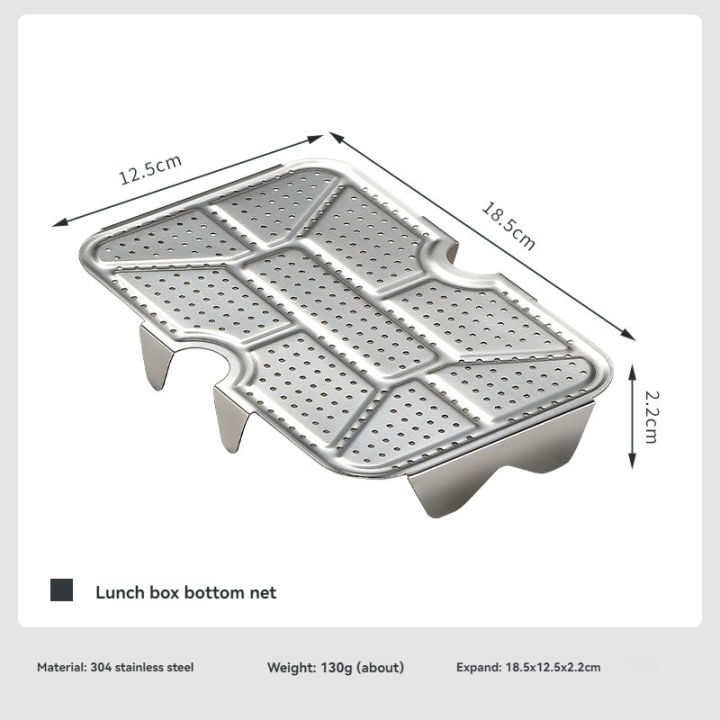 CAMPINGMOON%20Outdoor%20Camping%20Aluminum%20Lunch%20Box%20Bottom%20Net,Thick%20Stainless%20Steel%20Steaming%20Net%20for%20Picnicking,High%20Steaming%20Slices%20-%20Image%207